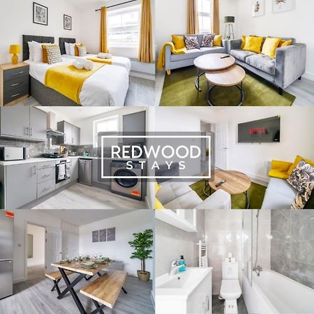 Brand New, 2 Bed 1 Bath, Modern Town Center Apartment, Free Wifi & Netflix By Redwood Stays Aldershot Ngoại thất bức ảnh