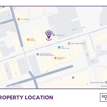 Brand New, 2 Bed 1 Bath, Modern Town Center Apartment, Free Wifi & Netflix By Redwood Stays Aldershot Ngoại thất bức ảnh