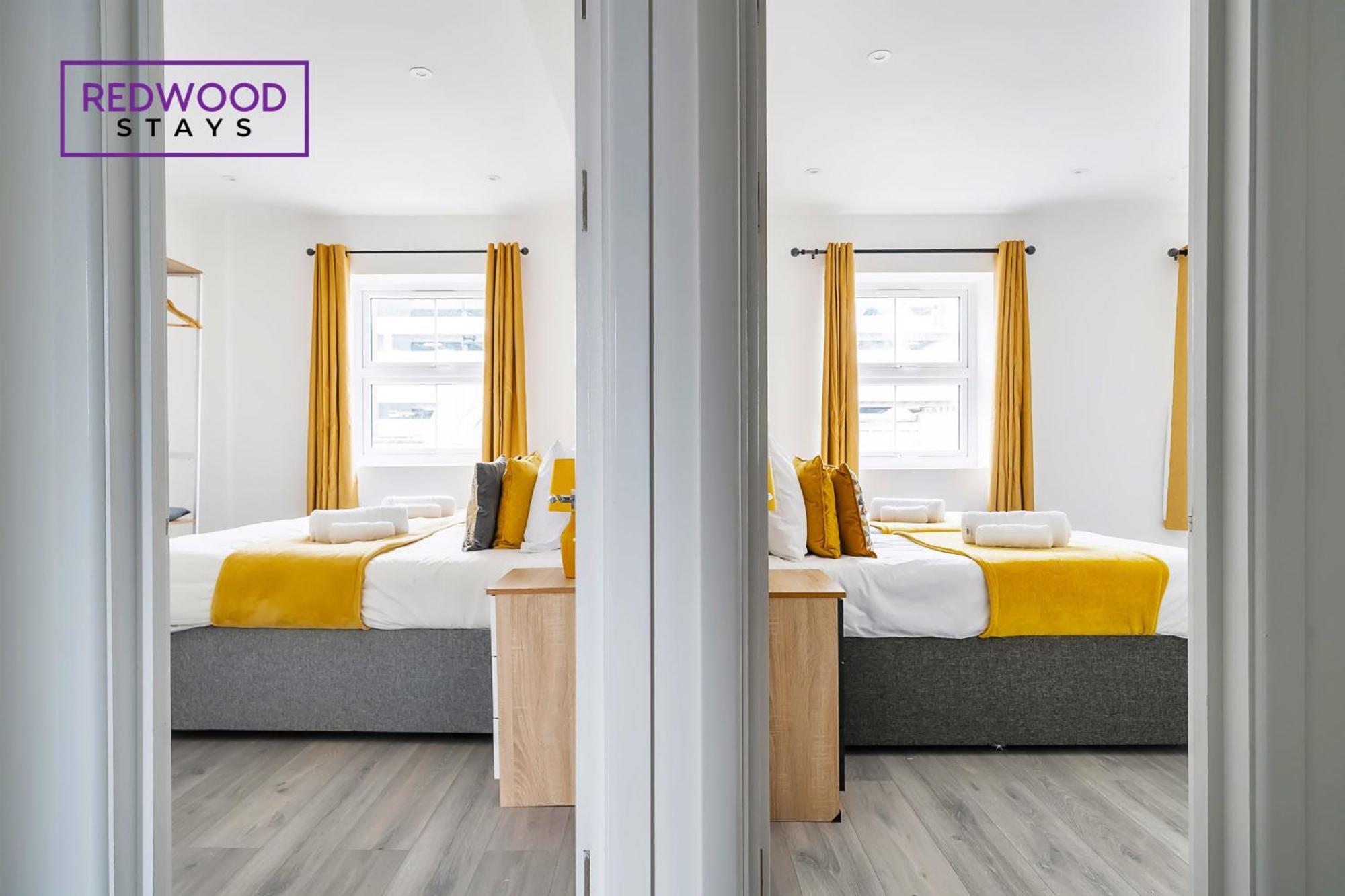 Brand New, 2 Bed 1 Bath, Modern Town Center Apartment, Free Wifi & Netflix By Redwood Stays Aldershot Ngoại thất bức ảnh