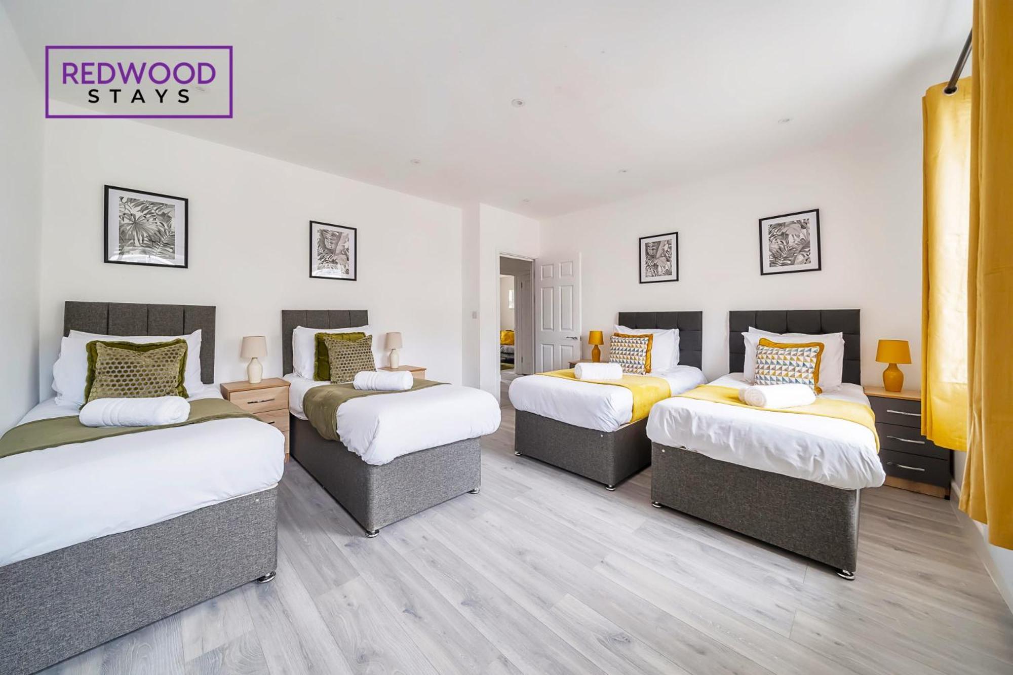 Brand New, 2 Bed 1 Bath, Modern Town Center Apartment, Free Wifi & Netflix By Redwood Stays Aldershot Ngoại thất bức ảnh