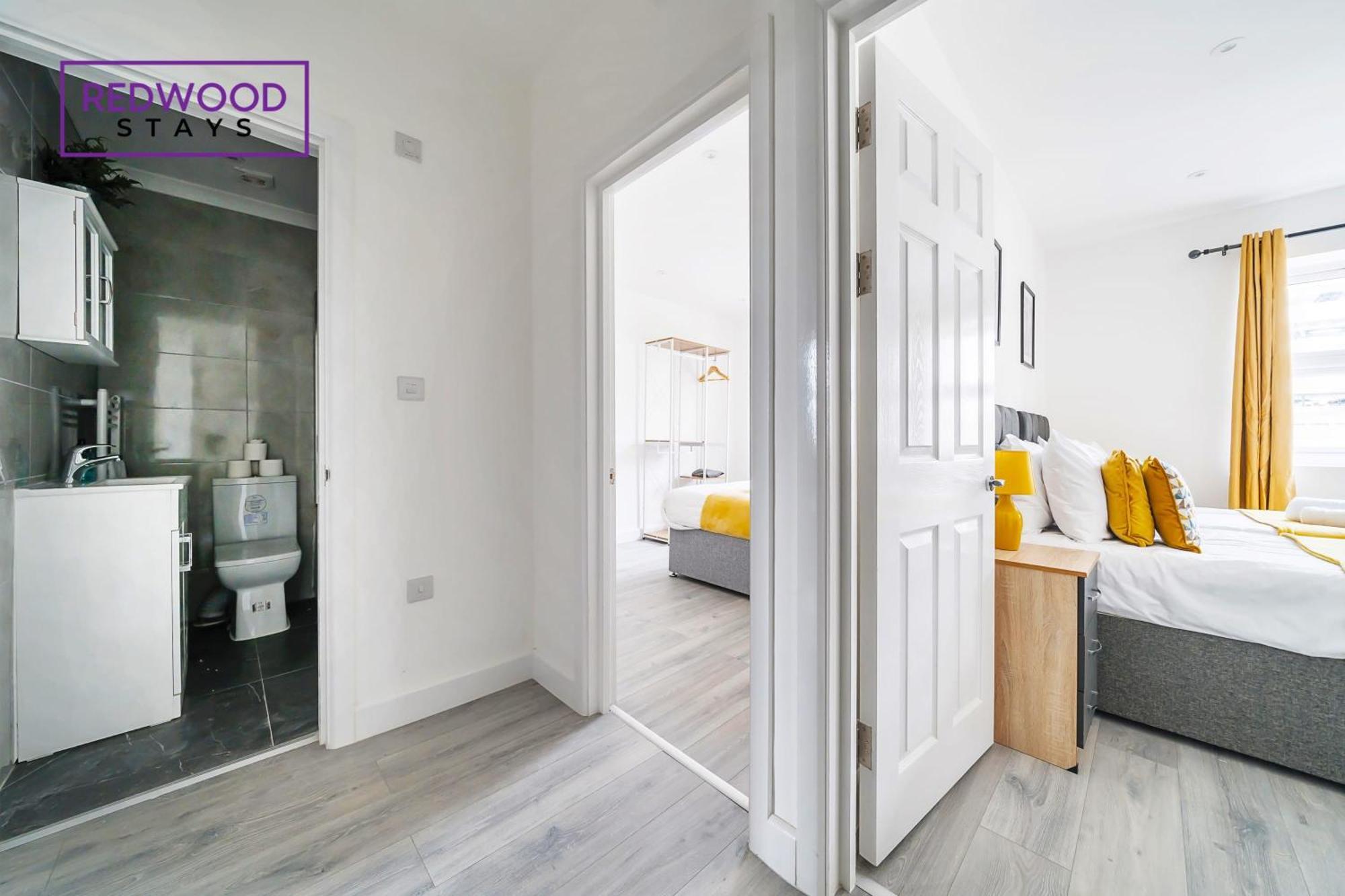 Brand New, 2 Bed 1 Bath, Modern Town Center Apartment, Free Wifi & Netflix By Redwood Stays Aldershot Ngoại thất bức ảnh