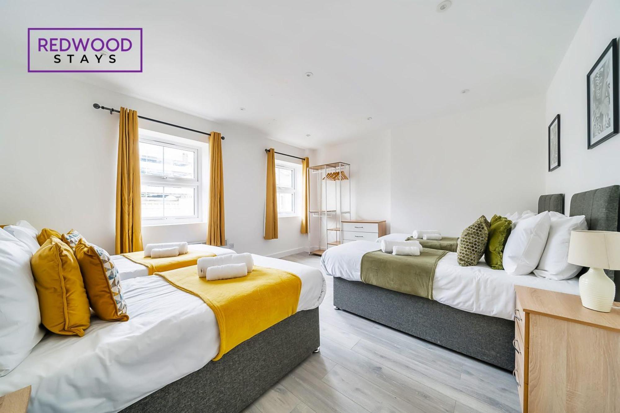 Brand New, 2 Bed 1 Bath, Modern Town Center Apartment, Free Wifi & Netflix By Redwood Stays Aldershot Ngoại thất bức ảnh
